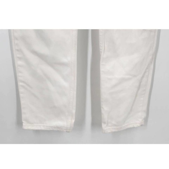 Free People The Lasso Jeans Button Fly White Denim Size 26 - Picture 6 of 12